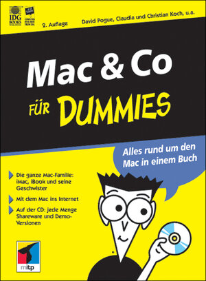 Buchcover Mac & Co. für Dummies | David Pogue | EAN 9783826628610 | ISBN 3-8266-2861-6 | ISBN 978-3-8266-2861-0