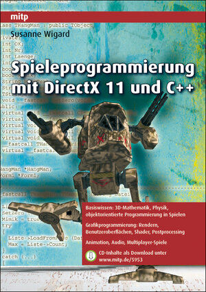 Buchcover Spieleprogrammierung mit DirectX 11 und C++ | Susanne Wigard | EAN 9783826659539 | ISBN 3-8266-5953-8 | ISBN 978-3-8266-5953-9