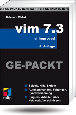 Buchcover vim 7.3 GE-PACKT | Reinhard Wobst | EAN 9783826681905 | ISBN 3-8266-8190-8 | ISBN 978-3-8266-8190-5
