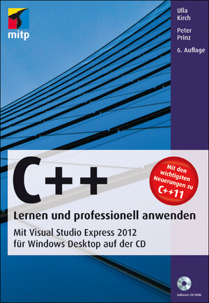 Buchcover C++ - Lernen und professionell anwenden | Ulla Kirch | EAN 9783826691959 | ISBN 3-8266-9195-4 | ISBN 978-3-8266-9195-9