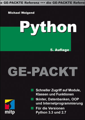 Buchcover Python GE-PACKT | Michael Weigend | EAN 9783826695209 | ISBN 3-8266-9520-8 | ISBN 978-3-8266-9520-9