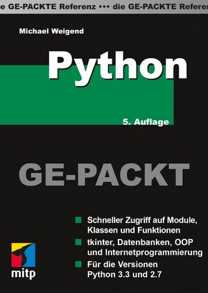 Buchcover Python GE-PACKT | Michael Weigend | EAN 9783826695339 | ISBN 3-8266-9533-X | ISBN 978-3-8266-9533-9