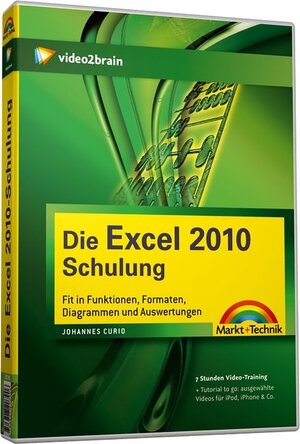 Buchcover Die Excel 2010-Schulung - Video-Training | Johannes Curio | EAN 9783827207906 | ISBN 3-8272-0790-8 | ISBN 978-3-8272-0790-6