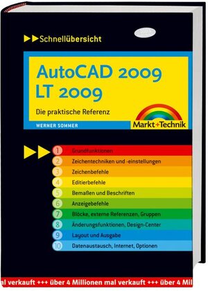 Buchcover AutoCAD 2009 LT 2009 | Werner Sommer | EAN 9783827244512 | ISBN 3-8272-4451-X | ISBN 978-3-8272-4451-2