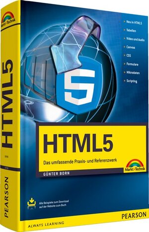 Buchcover HTML5 | Günter Born | EAN 9783827247308 | ISBN 3-8272-4730-6 | ISBN 978-3-8272-4730-8