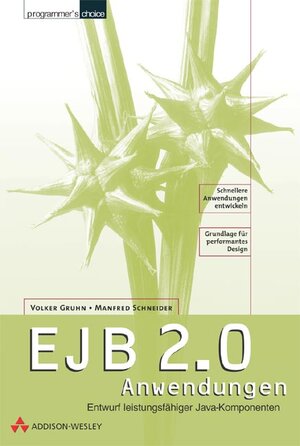 Buchcover EJB 2.0 Anwendungen | Volker Gruhn | EAN 9783827319777 | ISBN 3-8273-1977-3 | ISBN 978-3-8273-1977-7