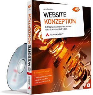 Buchcover Website-Konzeption | Jens Jacobsen | EAN 9783827328311 | ISBN 3-8273-2831-4 | ISBN 978-3-8273-2831-1