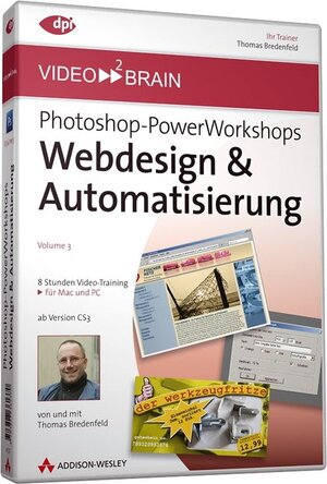Buchcover Photoshop-PowerWorkshops: Webdesign & Automatisierung - Video-Training | video2brain | EAN 9783827361370 | ISBN 3-8273-6137-0 | ISBN 978-3-8273-6137-0