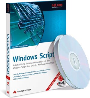 Buchcover Windows Scripting - eBook auf CD-ROM | Holger Schwichtenberg | EAN 9783827362414 | ISBN 3-8273-6241-5 | ISBN 978-3-8273-6241-4