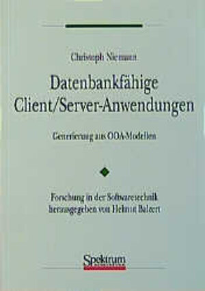 Buchcover Datenbankfähige Client/Server-Anwendungen | Christoph Niemann | EAN 9783827405494 | ISBN 3-8274-0549-1 | ISBN 978-3-8274-0549-4