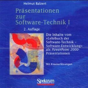 Buchcover Präsentationen Software-Technik | Helmut Balzert | EAN 9783827410986 | ISBN 3-8274-1098-3 | ISBN 978-3-8274-1098-6