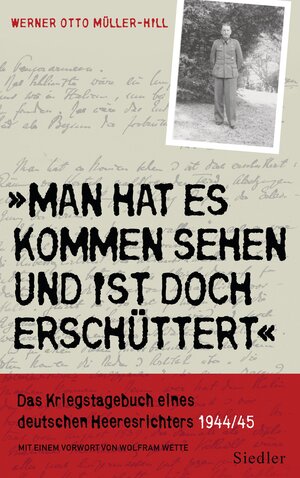 Buchcover 'Man hat es kommen sehen und ist doch erschüttert' | Werner Otto Müller-Hill | EAN 9783827500106 | ISBN 3-8275-0010-9 | ISBN 978-3-8275-0010-6