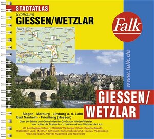 Falk Stadtatlas Großraum Giessen-Wetzlar