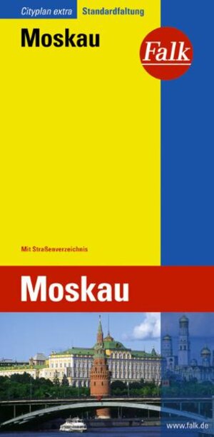 Falk Cityplan Extra Standardfaltung International Moskau mit Straßenverzeichnis