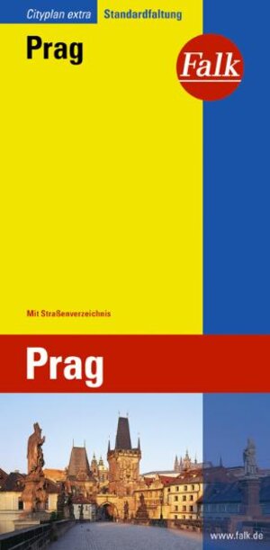 Falk Cityplan Extra Standardfaltung International Prag mit Straßenverzeichnis