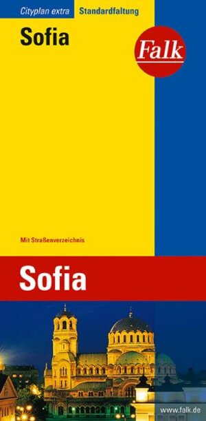 Falk Stadtplan Extra Sofia: Mit Straßenverzeichnis. Standardfaltung