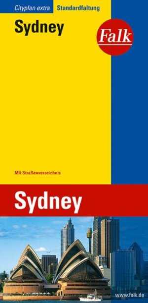 Falk Cityplan Extra Standardfaltung International Sydney mit Straßenverzeichnis