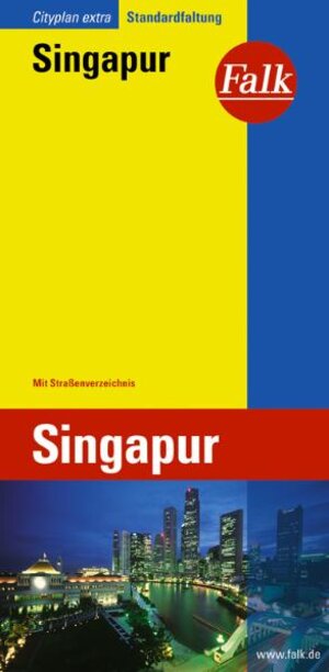 Falk Cityplan Extra Standardfaltung International Singapur mit Straßenverzeichnis