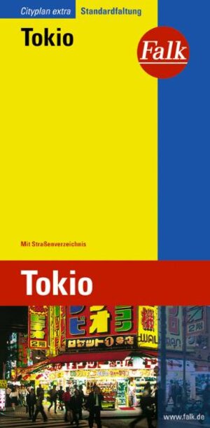 Falk Cityplan Extra Standardfaltung International Tokio mit Straßenverzeichnis