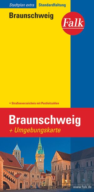 Falk Stadtplan Extra Standardfaltung Braunschweig