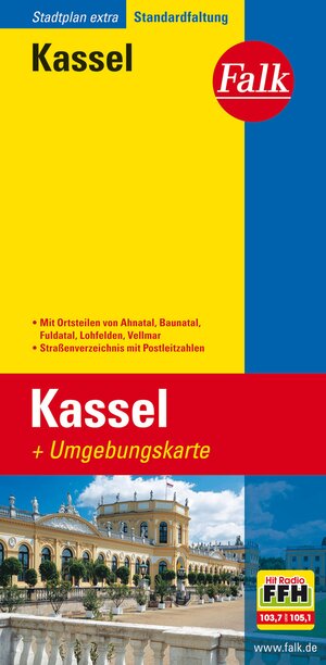 Falk Stadtplan Extra Standardfaltung Kassel