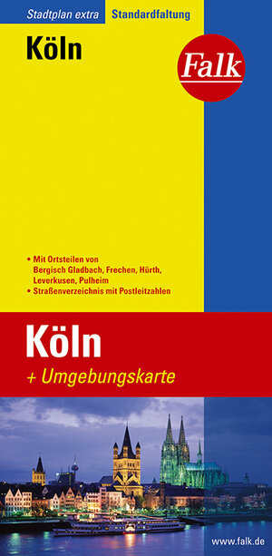 Buchcover Falk Stadtplan Extra Standardfaltung Köln mit den Ortsteilen von  | EAN 9783827924131 | ISBN 3-8279-2413-8 | ISBN 978-3-8279-2413-1