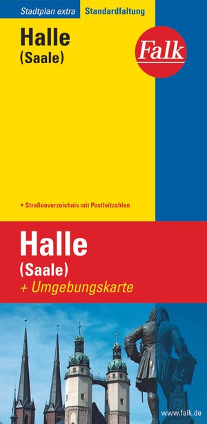 Falk Stadtplan Extra Standardfaltung Halle (Saale)