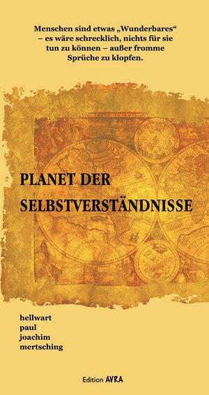 Buchcover Planet der Selbstverständnisse | Hellwart Mertsching | EAN 9783828037564 | ISBN 3-8280-3756-9 | ISBN 978-3-8280-3756-4