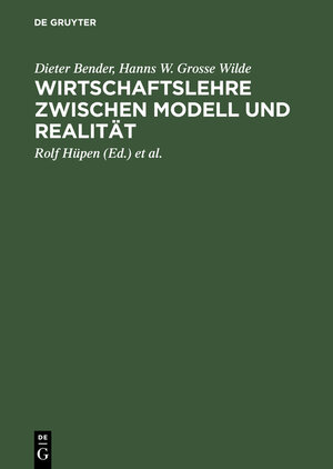 Buchcover Wirtschaftslehre zwischen Modell und Realität | Hans J. Barth | EAN 9783828200777 | ISBN 3-8282-0077-X | ISBN 978-3-8282-0077-7