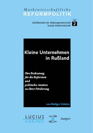 Buchcover Kleine Unternehmen in Rußland | Rüdiger Schulze | EAN 9783828200920 | ISBN 3-8282-0092-3 | ISBN 978-3-8282-0092-0