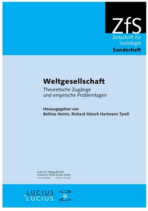 Buchcover Weltgesellschaft  | EAN 9783828203037 | ISBN 3-8282-0303-5 | ISBN 978-3-8282-0303-7