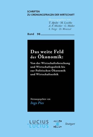 Buchcover Das weite Feld der Ökonomik  | EAN 9783828205802 | ISBN 3-8282-0580-1 | ISBN 978-3-8282-0580-2