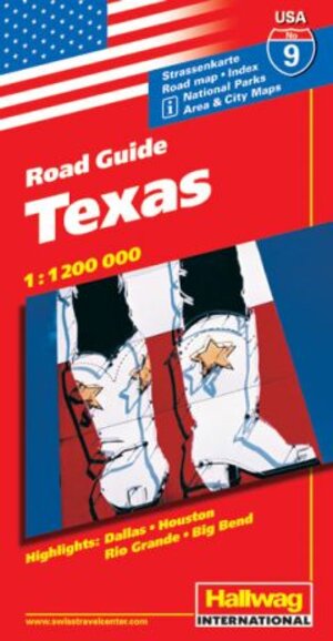 Hallwag USA Road Guide, No.9, Texas: Area and City Maps. National Parks. Highlights: Dallas, Houston, Rio Grande, Big Bend. Straßenkarte, ... (Rand McNally) (USA Road Guides)