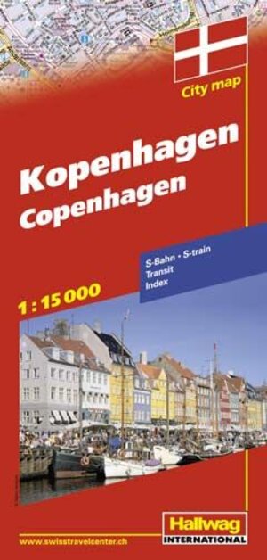 Kopenhagen 1 : 15 000: Stadtplan. S-Bahn. Straßenverzeichnis. (City Map)