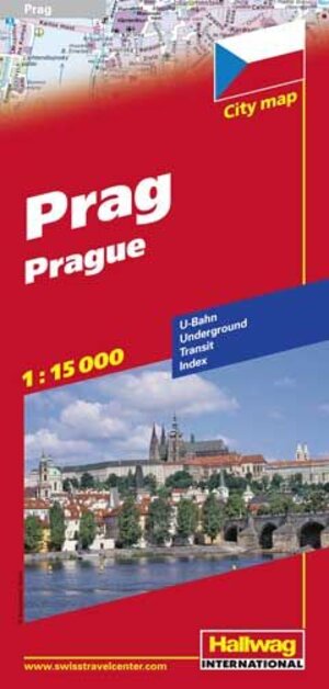 Prag 1 : 15 000 City Flash: U-Bahn. Underground. Transit. Index