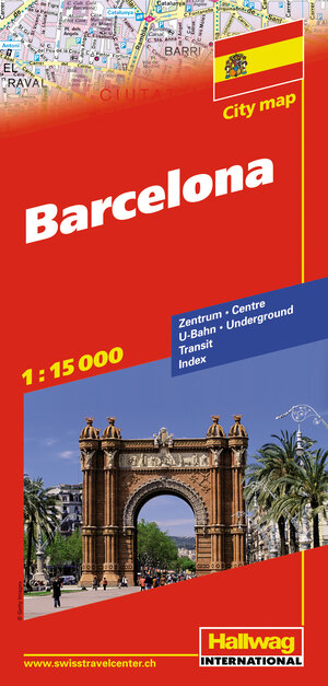 Barcelona / Barcelone 1 : 15 000: Centro. Centre. Subterraneo. Metro. Transito. Transit. Indice. Index