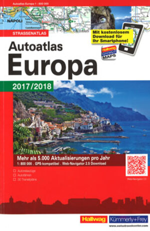 Buchcover Autoatlas Navigator Europa 2017/2018  | EAN 9783828308626 | ISBN 3-8283-0862-7 | ISBN 978-3-8283-0862-6