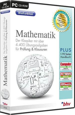 Buchcover Mathematik mit Klausurlösungen  | EAN 9783828775343 | ISBN 3-8287-7534-9 | ISBN 978-3-8287-7534-3