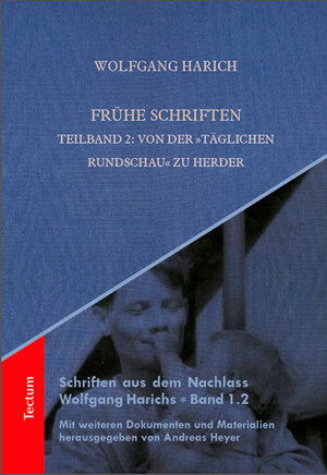 Buchcover Frühe Schriften | Wolfgang Harich | EAN 9783828838567 | ISBN 3-8288-3856-1 | ISBN 978-3-8288-3856-7