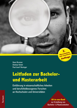 Buchcover Leitfaden zur Bachelor- und Masterarbeit | Paul Josef Resinger | EAN 9783828856158 | ISBN 3-8288-5615-2 | ISBN 978-3-8288-5615-8