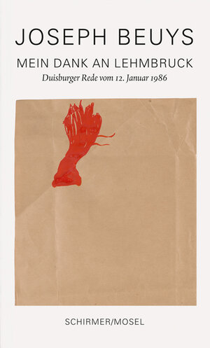 Buchcover Mein Dank an Lehmbruck | Joseph Beuys | EAN 9783829609173 | ISBN 3-8296-0917-5 | ISBN 978-3-8296-0917-3