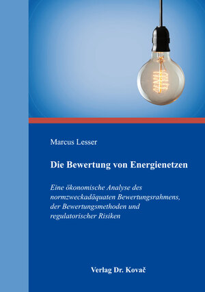 Buchcover Die Bewertung von Energienetzen | Marcus Lesser | EAN 9783830091691 | ISBN 3-8300-9169-9 | ISBN 978-3-8300-9169-1