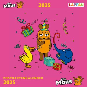 Buchcover Der Kalender mit der Maus - Postkartenkalender 2025 | Lappan Verlag | EAN 9783830320449 | ISBN 3-8303-2044-2 | ISBN 978-3-8303-2044-9