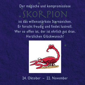 Sternzeichen Skorpion