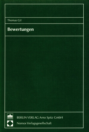 Buchcover Bewertungen | Thomas Gil | EAN 9783830501589 | ISBN 3-8305-0158-7 | ISBN 978-3-8305-0158-9