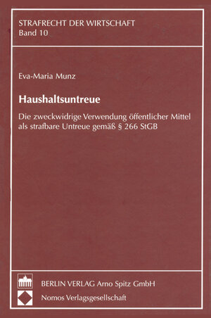 Buchcover Haushaltsuntreue | Eva M Munz | EAN 9783830502418 | ISBN 3-8305-0241-9 | ISBN 978-3-8305-0241-8