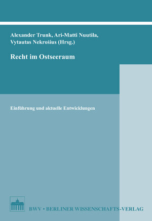 Buchcover Recht im Ostseeraum  | EAN 9783830511274 | ISBN 3-8305-1127-2 | ISBN 978-3-8305-1127-4