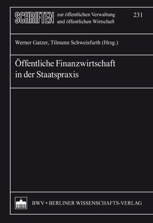 Buchcover Öffentliche Finanzwirtschaft in der Staatspraxis  | EAN 9783830520672 | ISBN 3-8305-2067-0 | ISBN 978-3-8305-2067-2
