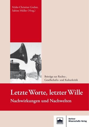 Buchcover Letzte Worte, letzter Wille  | EAN 9783830522522 | ISBN 3-8305-2252-5 | ISBN 978-3-8305-2252-2