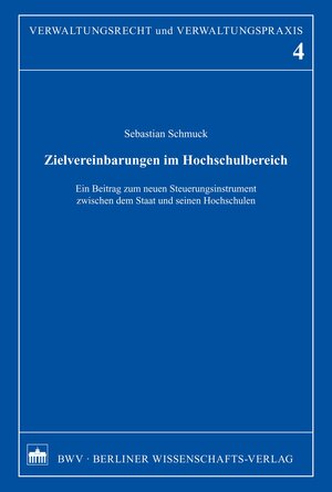 Buchcover Zielvereinbarungen im Hochschulbereich | Sebastian Schmuck | EAN 9783830525196 | ISBN 3-8305-2519-2 | ISBN 978-3-8305-2519-6